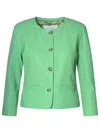 BULLY BULLY GREEN LEATHER JACKET