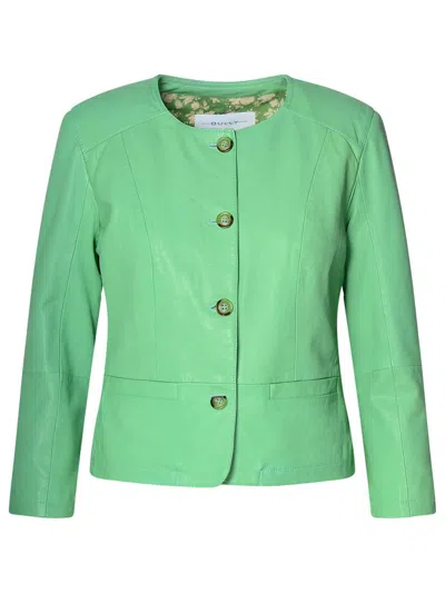 Bully Green Leather Jacket