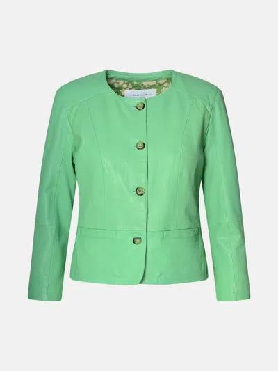 Bully Green Leather Jacket