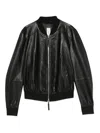 Bully Leather Jacket In Black