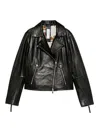 Bully Leather Jacket In Black