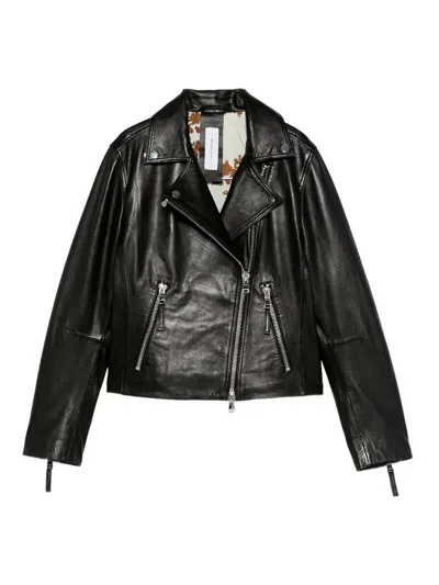Bully Leather Jacket In Black