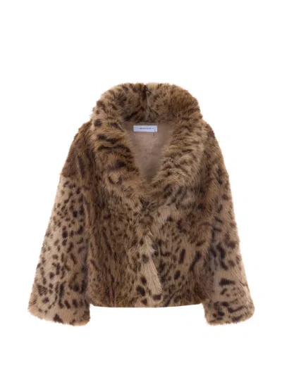Bully Leopard-print Faux-fur Jacket In Animal Print