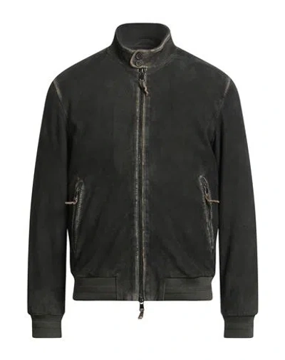 Bully Man Jacket Dark Green Size 40 Leather