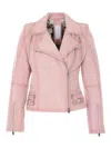 Bully Pink Suede Jacket In Pink