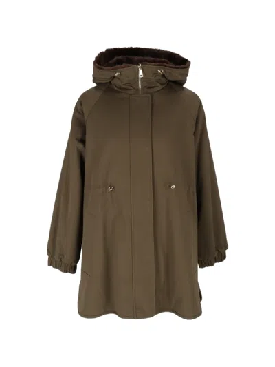 Bully Reversible Faux-fur Coat In 브라운