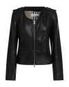 Bully Woman Jacket Black Size 10 Lambskin In Black