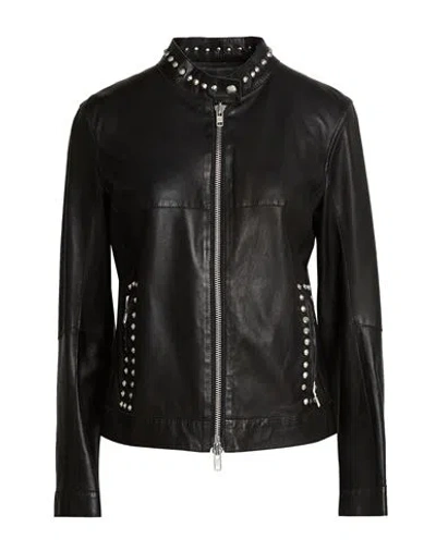 Bully Woman Jacket Black Size 14 Leather