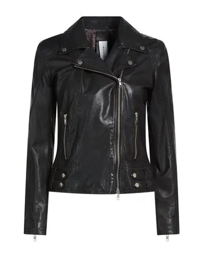 Bully Woman Jacket Black Size 6 Leather