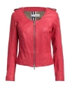 Bully Woman Jacket Red Size 10 Lambskin