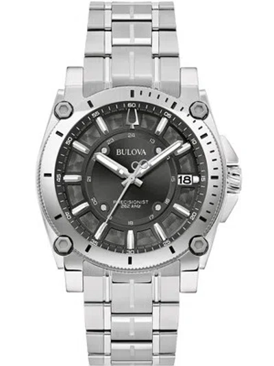 Pre-owned Bulova 96b417 Luxury Mens Watch 40mm 10atm