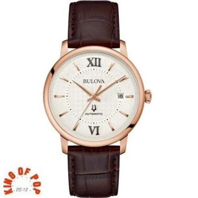 Pre-owned Bulova 97b225, Classic Hudson, Sapphire, 3 Bar