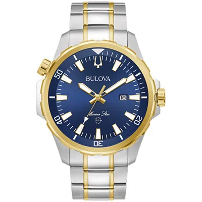Pre-owned Bulova 98b384 Marine Star Series B 43mm Mens Watch
