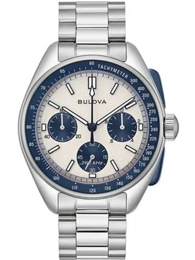 Pre-owned Bulova 98k112 Lunar Pilot Special Edit. Chronograph 44mm 5atm