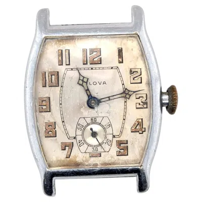 Pre-owned Bulova Art Deco  Mens Wrist Watch 15 Jewels 1920's-1930's Exhibition Case In Multiple
