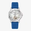 Bulova Automatic Womens Automatic Blue Strap Watch 96l324 In Multi