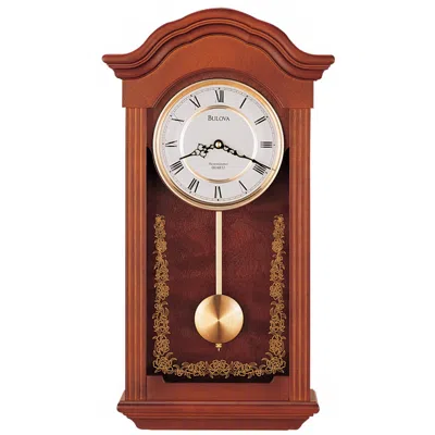 Bulova Baronet Chime 22 1/2" Wide Wall Clock