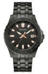 Bulova Bracelet Watch, 44mm In Black