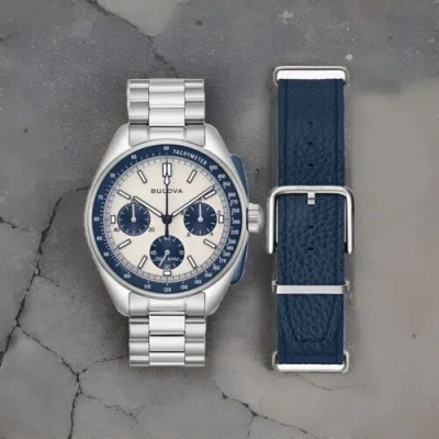 Pre-owned Bulova Brand  98k112 Lunar Pilot Special Edit. Chronograph 44mm 5atm