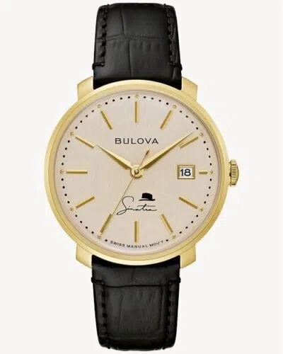 Pre-owned Bulova Brand  Frank Sinatra The Best Is Yet To Come Mens Watch 97b195