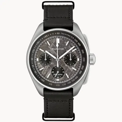 Pre-owned Bulova Brand  Lunar Pilot Meteorite Dial Limited Edition Men's Watch 96a312