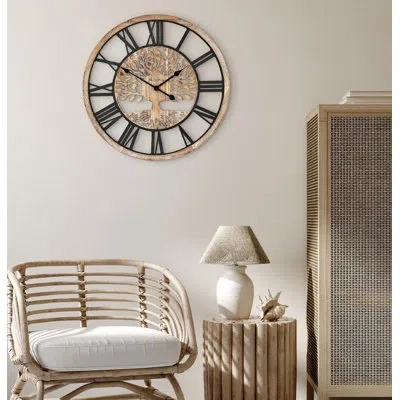 Bulova C3393 Tree  Of Life In Wood Grain