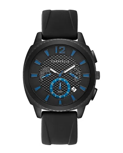 Bulova Men's Caravelle Watch In Black