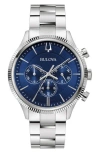 Bulova Chronograph Bracelet Watch, 42mm In Metallic