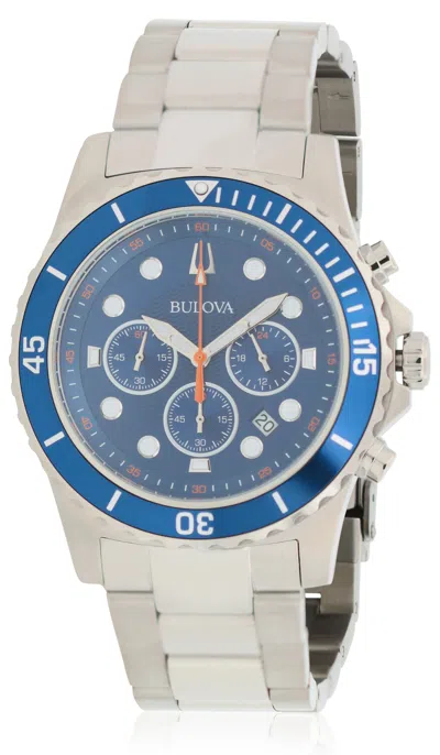 Bulova Chronograph Mens Watch In Metallic