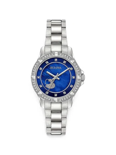 Bulova Classic 30mm Watch In Blue