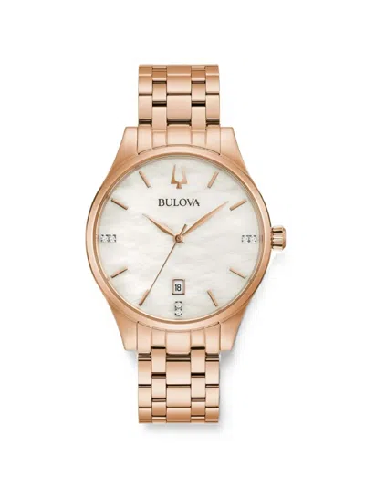 Bulova Classic 36mm Watch In White