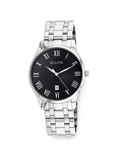 Bulova Classic 40mm Stainless-steel Watch In Metallic
