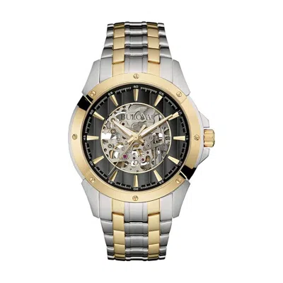 Bulova Classic Automatic Black Dial Mens Watch In Multi
