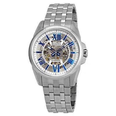 Pre-owned Bulova Classic Automatic Silver Dial Men's Watch 96a187