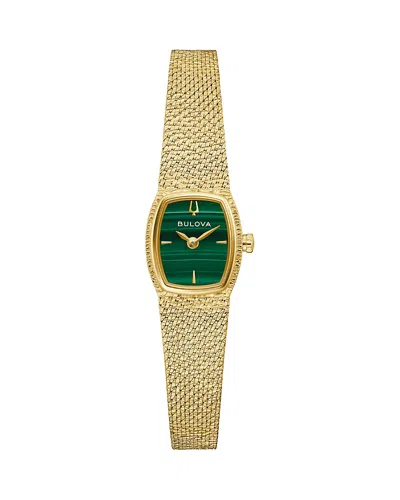Bulova Classic Goddess Of Time Watch, 21.5mm X 17mmm In Gold