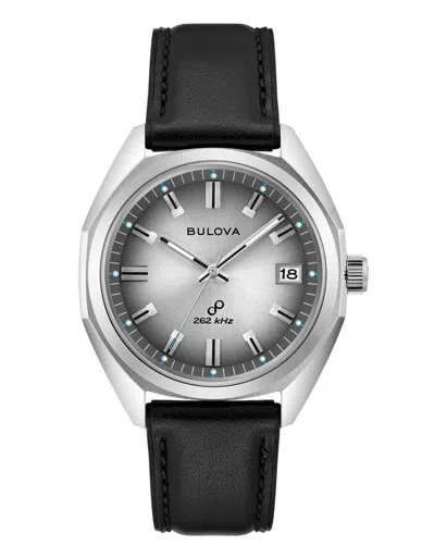 Pre-owned Bulova Classic Jet Star Precisionist Sapphire Crystal Gray Dial 262khz 96b414
