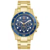 Bulova Chronograph Bracelet Watch, 45mm In Gold