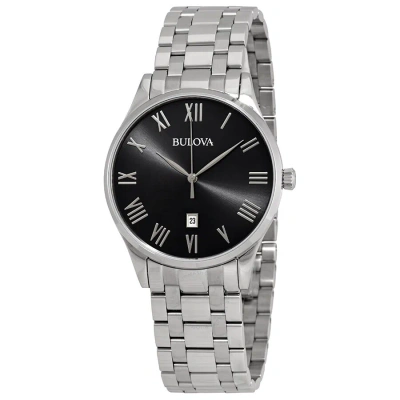 Bulova Classic Men's Watch 96b261 In Gray