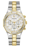 Bulova Classic Prestige Bracelet Watch, 38.5mm In Two-tone
