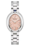 Bulova Classic Rubaiyat Watch, 28.8mm X 43.1mm In Silverone