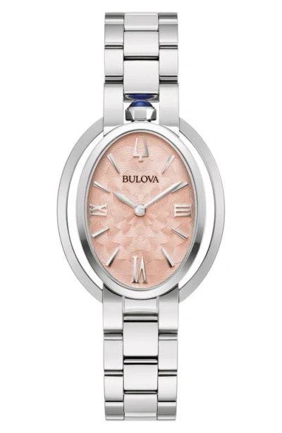 Bulova Classic Rubaiyat Watch, 28.8mm X 43.1mm In Silverone