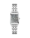 Bulova Women's Sutton Diamond Accent Stainless Steel Bracelet Watch 21mm In Gray/silver