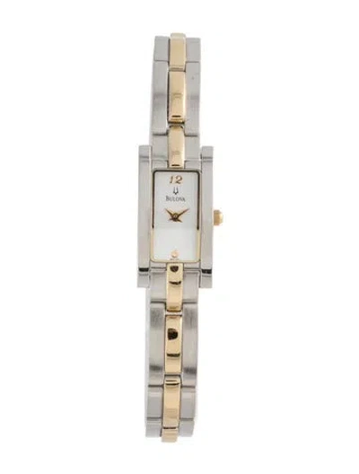 Pre-owned Bulova Classic Watch, 14mm In Multicolor