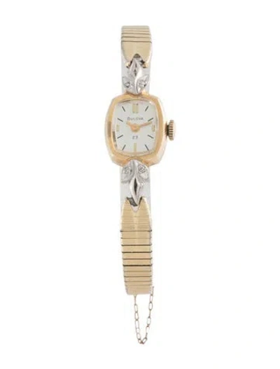 Pre-owned Bulova Classic Watch, 14mm In Multicolor