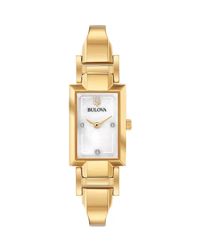 Bulova Classic Watch, 18mm In White/gold