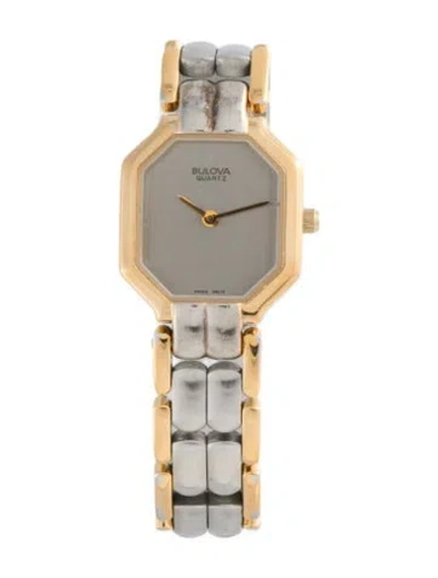 Pre-owned Bulova Classic Watch, 21mm In Multicolor