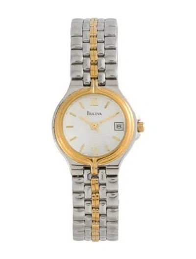 Pre-owned Bulova Classic Watch, 24mm In Multicolor