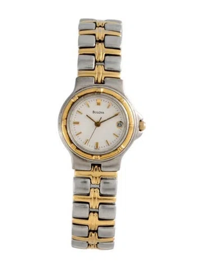 Pre-owned Bulova Classic Watch, 25mm In Multicolor