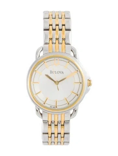 Pre-owned Bulova Classic Watch, 30mm In Multi