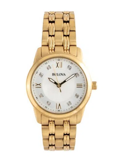 Pre-owned Bulova Classic Watch, 30mm In Multicolor
